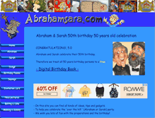 Tablet Screenshot of abrahamsarah.com